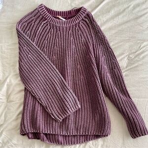 Free People Take Me Home Cotton Sweater